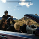 I loved how Noctis decides to just sit on the back of the Regalia. Such a beautiful, wordless moment.